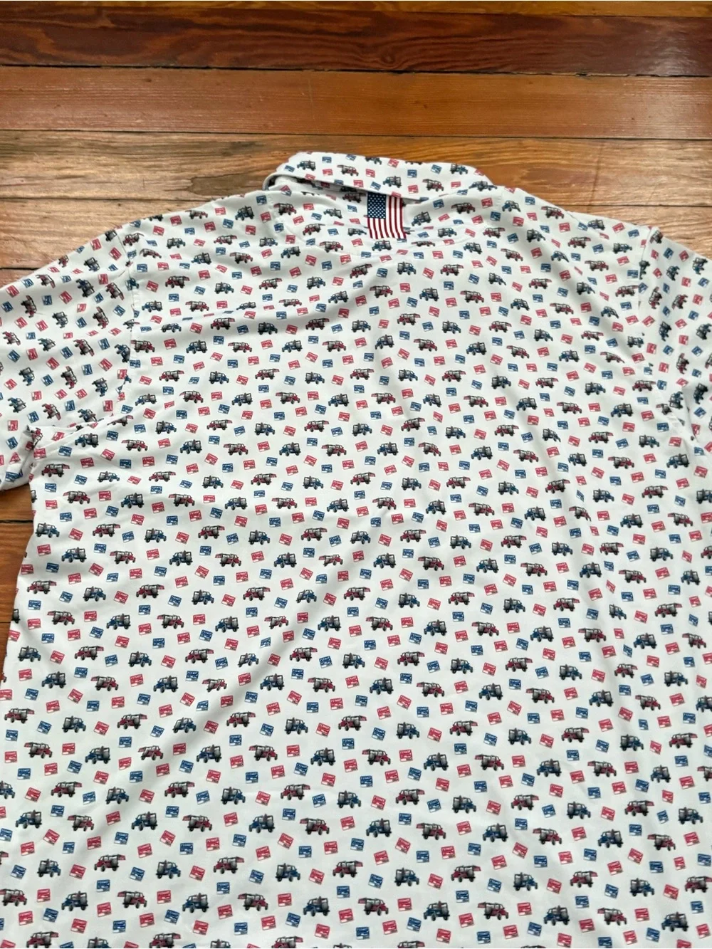 Rhoback Performance Polo Shirt Men’s XL Cars - Picture 4 of 7